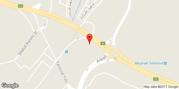 موقعیت آهن فروشی و باسکول دیجیتالی کبیری روی نقشه