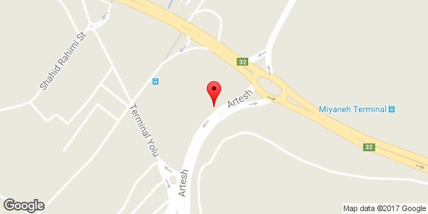 موقعیت تعمیرگاه مکانیکی آرش روی نقشه