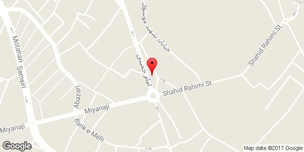 موقعیت فروشگاه لوازم کامپیوتر روی نقشه