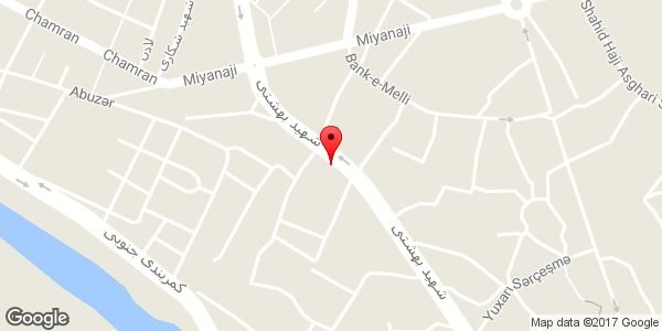 موقعیت دفتر نقاشی ساختمان روی نقشه