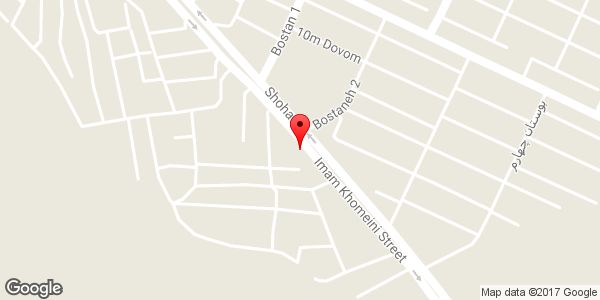 موقعیت پمپ سازی نوید روی نقشه