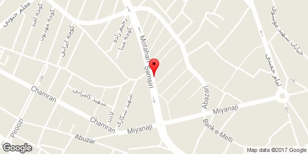 موقعیت لوازم آرایشی بهداشتی ماتیک روی نقشه