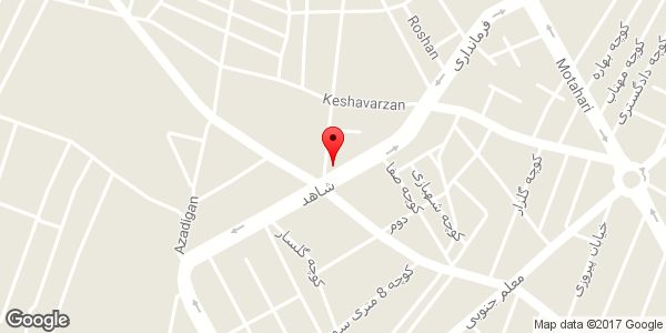 موقعیت دفتر خدمات مالی و حسابداری چرتکه روی نقشه