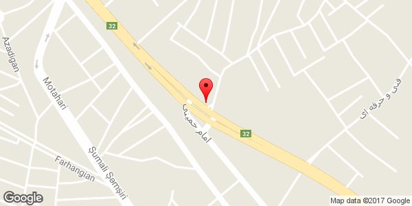 موقعیت اتو کارواش صبا روی نقشه