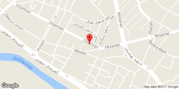 موقعیت دکوراسیون داخلی ساوالان روی نقشه