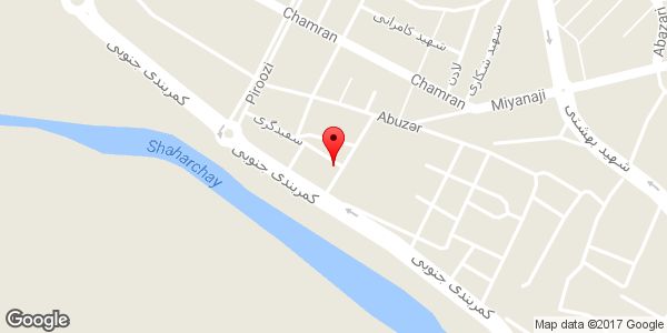 موقعیت معاونت اداره کل و اداره راه و شهرسازی شهرستان میانه روی نقشه