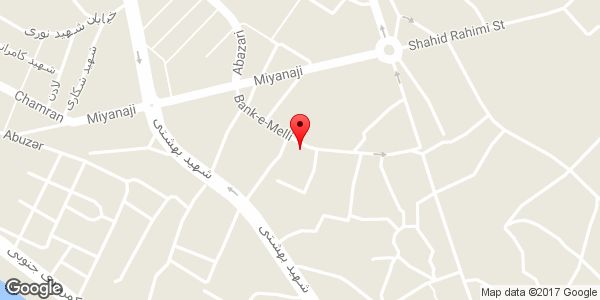 موقعیت لبنیات ملی روی نقشه