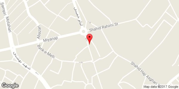 موقعیت آزمایشگاه سینا روی نقشه