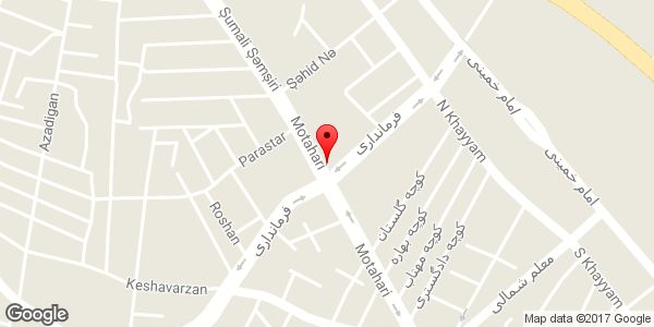 موقعیت مرکز خرید مهر روی نقشه