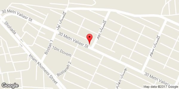 موقعیت پیراهن جوانان روی نقشه