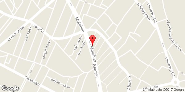 موقعیت سوپر مارکت روی نقشه