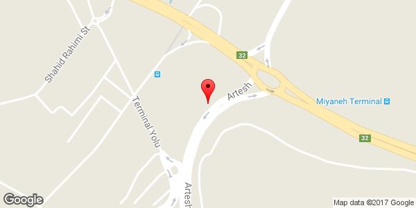 موقعیت مصالح ساختمانی حیدری روی نقشه