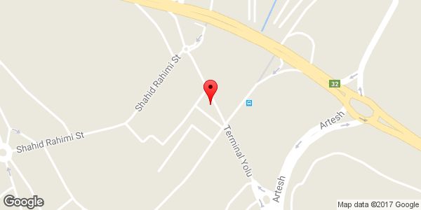 موقعیت تعمیرگاه موتور سیکلت تیز پر روی نقشه