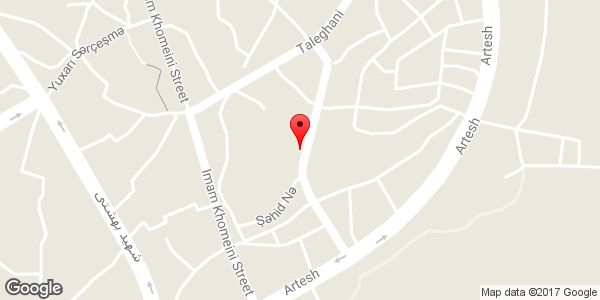 موقعیت سوپر مارکت بعثت روی نقشه