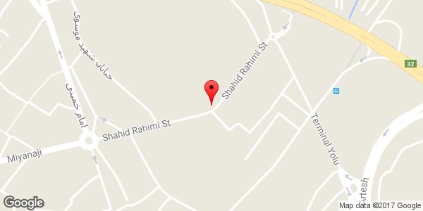 موقعیت فروشگاه بابایی روی نقشه